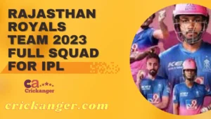 Rajasthan Royals Team 2024