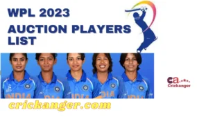 WPL Auction 2023 Players List