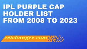 IPL Purple Cap Holder List from 2008 to 2023