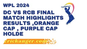 DC vs RCB Final Match Highlights WPL 2024