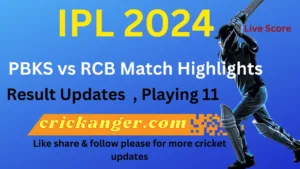 pbks vs rcb match highlights ipl 2024